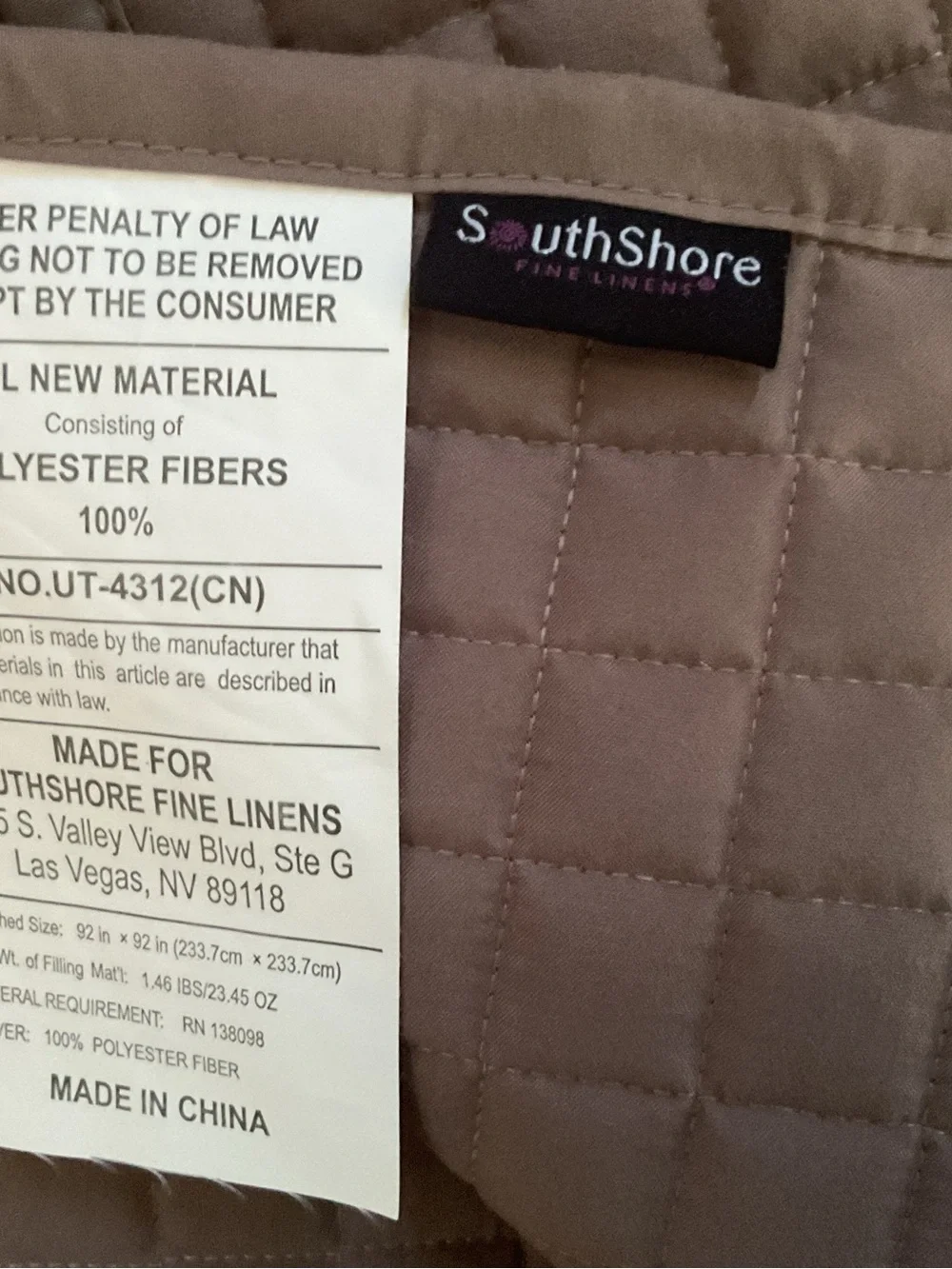 Southshore Fine Linens this oversized